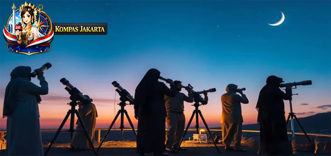 BMKG Turunkan Tim di 37 Lokasi Pantau Hilal Penentuan 1 Ramadan Hari Ini